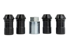 Ford Edge Lug Nut Kit - Ford Racing - M14 x 1.5 Black Security - Black - `15-`23